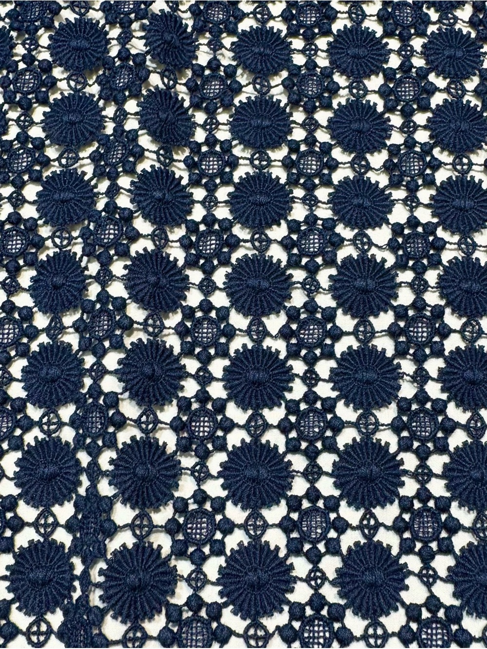 NWT Tory Burch Poplin Sleeve Pullover Shirt Women’s Size Medium Navy Blue White - Picture 9 of 15